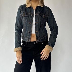 Jean Jacket Sherpa XS No Boundaries